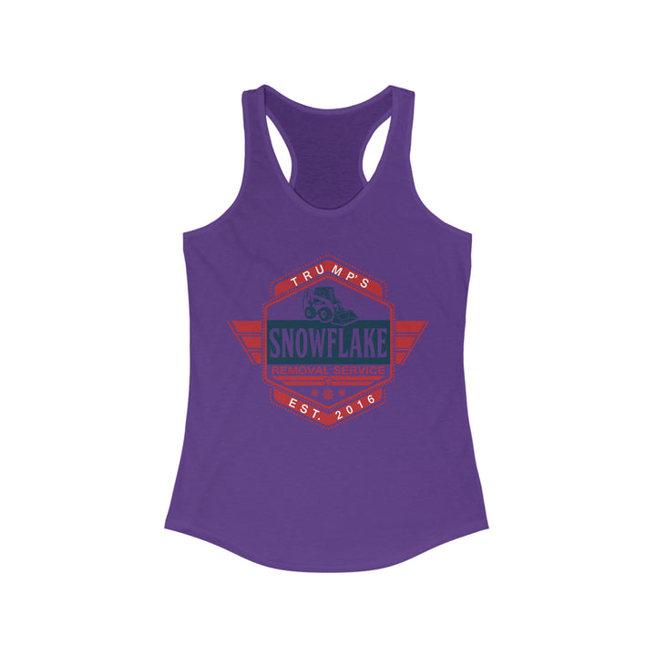 Trump's Snowflake Removal - Women's Ideal Racerback Tank