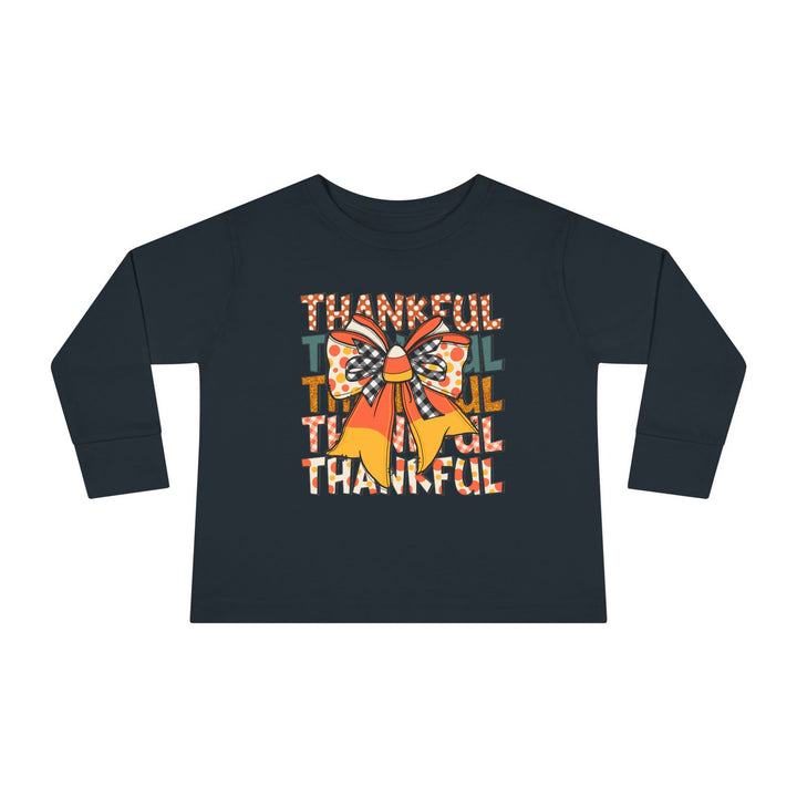 Thankful Bow - Toddler Long Sleeve Tee