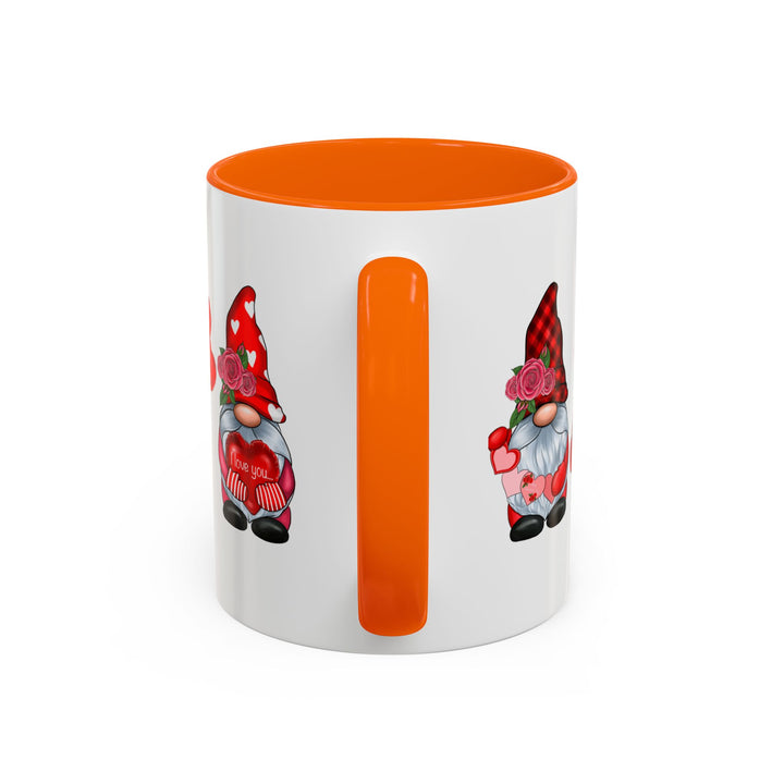 Valentine Gnomes - Accent Coffee Mug (11, 15oz)
