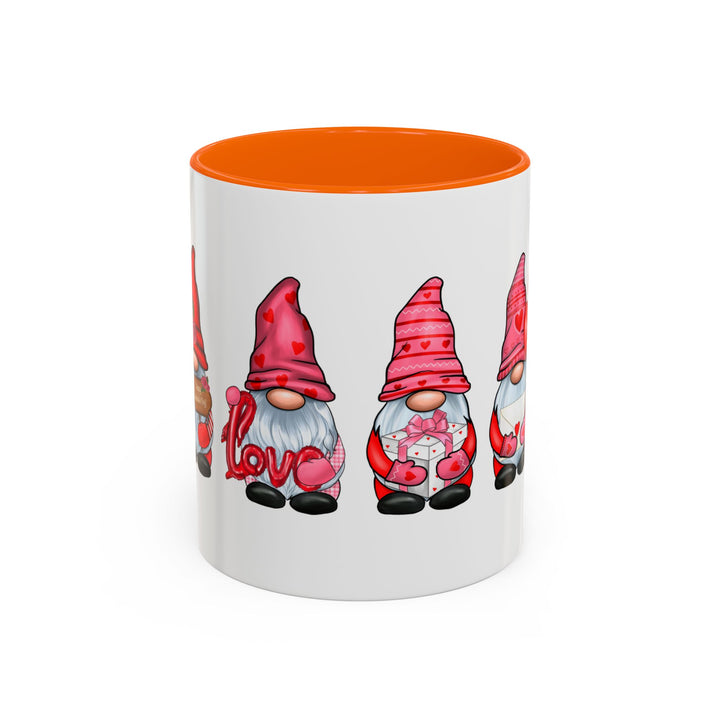 Valentine Gnomes - Accent Coffee Mug (11, 15oz)