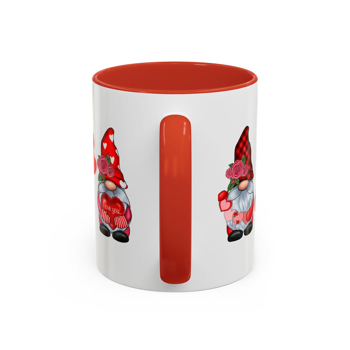 Valentine Gnomes - Accent Coffee Mug (11, 15oz)