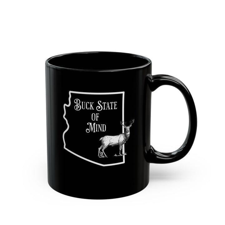 Buck State Of Mind - Black Mug (11oz, 15oz)