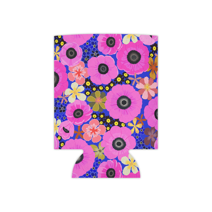 Vibrant Pink Spring Pattern - Can Cooler