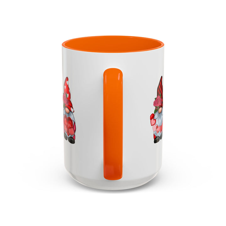 Valentine Gnomes - Accent Coffee Mug (11, 15oz)