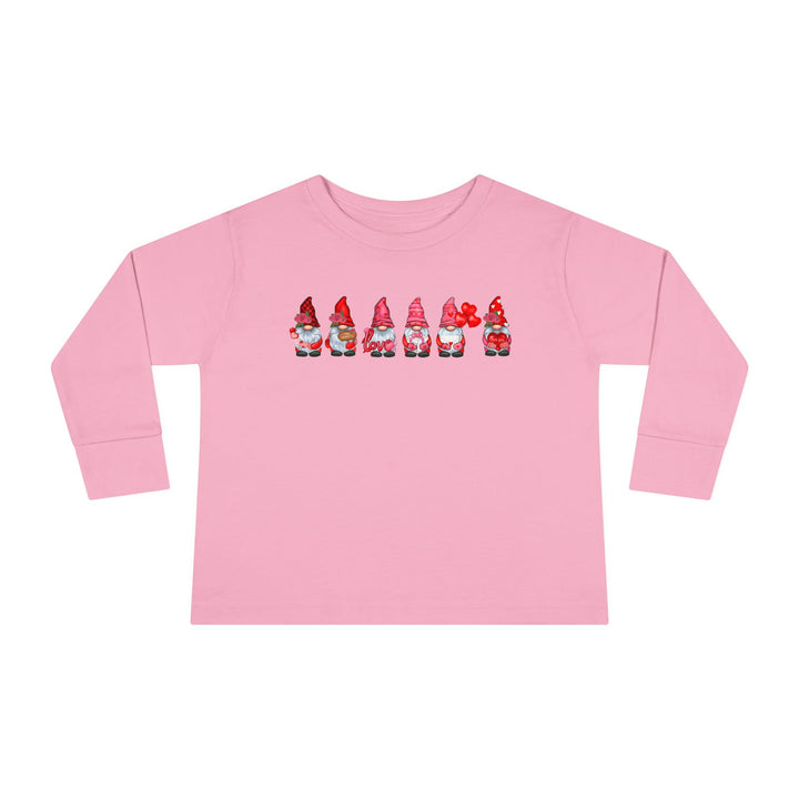Valentines Gnomes - Toddler Long Sleeve Tee