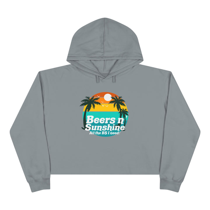 Beers N Sunshine - Crop Hoodie