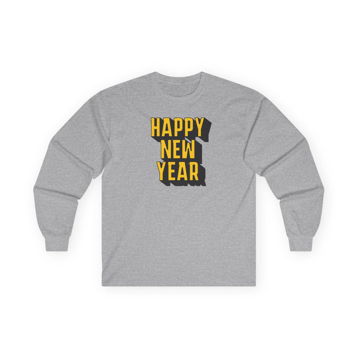 Block Happy New Year - Unisex Ultra Cotton Long Sleeve Tee