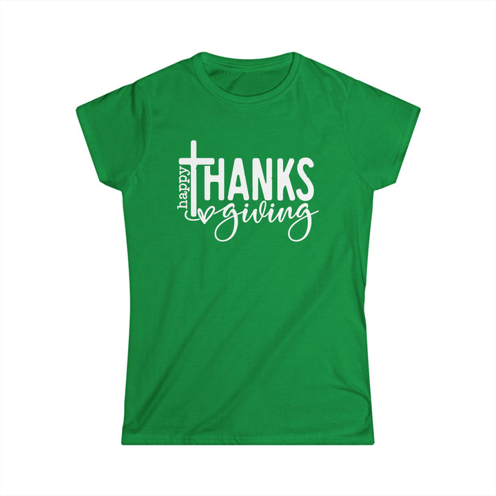 Thanksgiving Cross - Women's Softstyle Tee