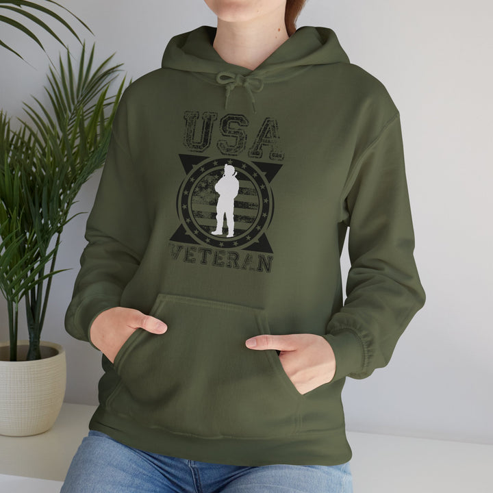 U.S.A. Veteran - Unisex Heavy Blend™ Hooded Sweatshirt