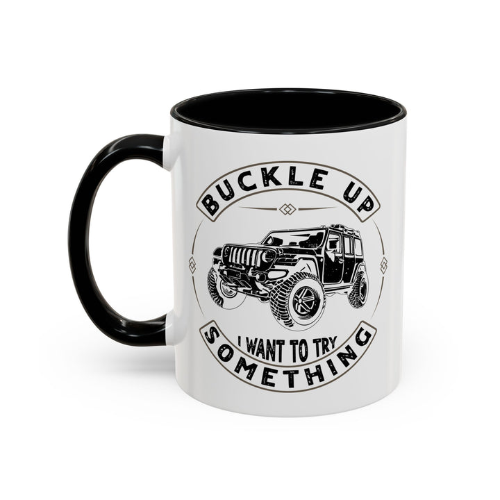 Buckle Up - Accent Coffee Mug (11, 15oz)