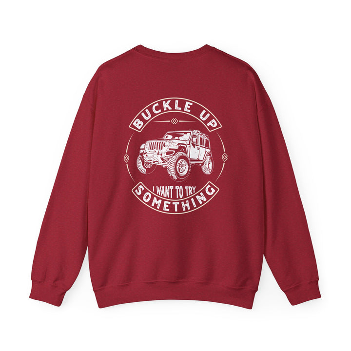 Buckle Up - Unisex Heavy Blend™ Crewneck Sweatshirt