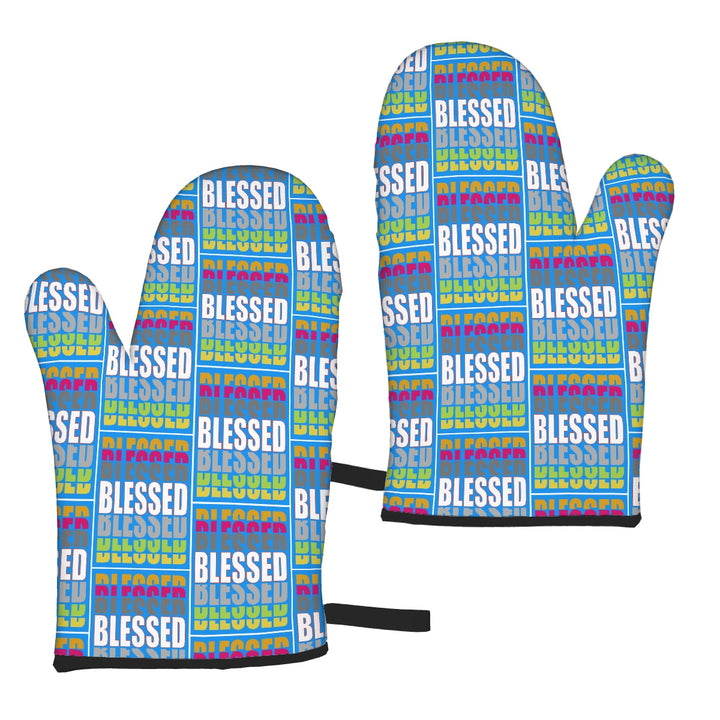 Blessed - Oven Mitts Set of Two