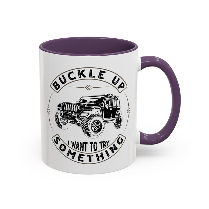 Buckle Up - Accent Coffee Mug (11, 15oz)