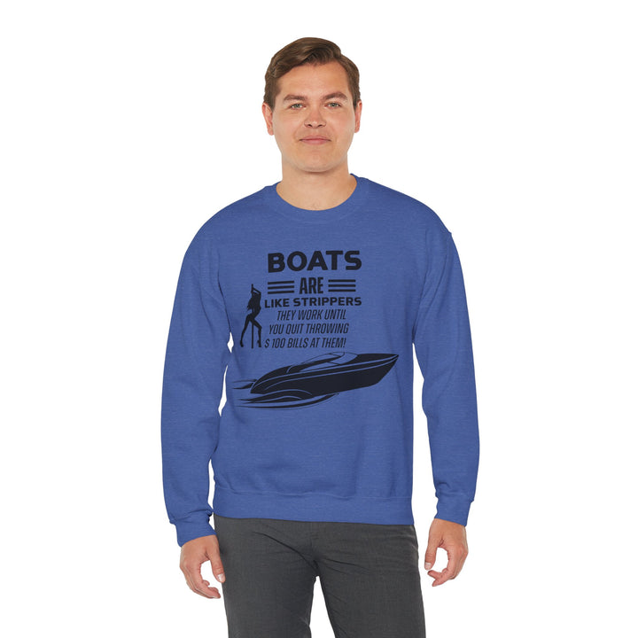 Boats - Unisex Heavy Blend™ Crewneck Sweatshirt