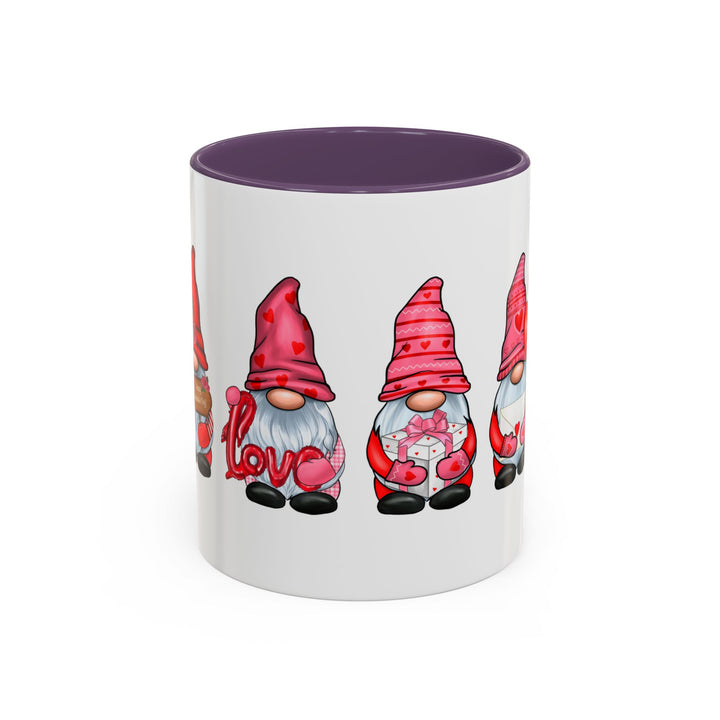 Valentine Gnomes - Accent Coffee Mug (11, 15oz)