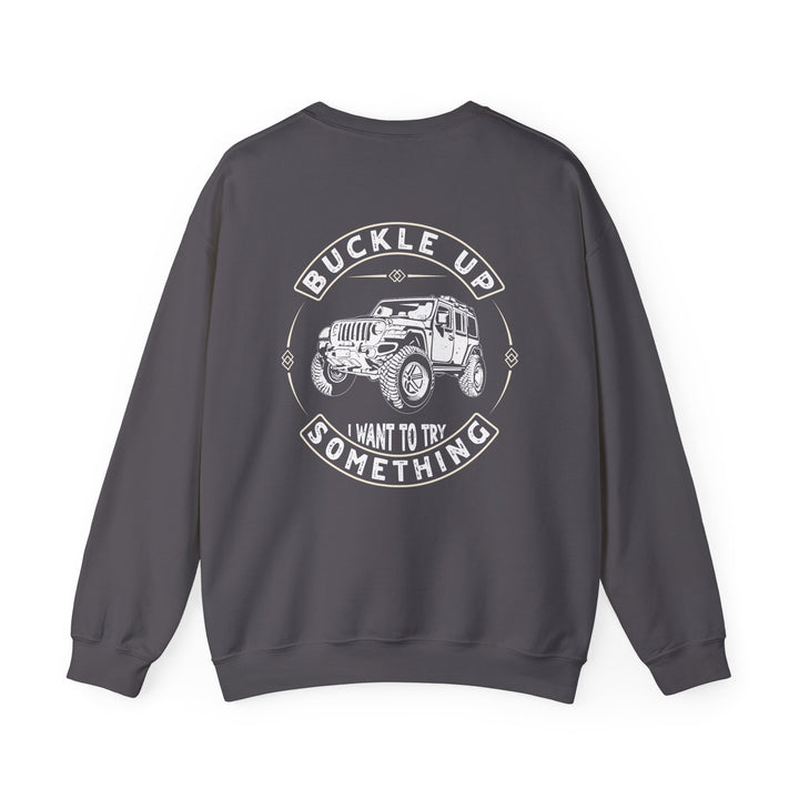 Buckle Up - Unisex Heavy Blend™ Crewneck Sweatshirt