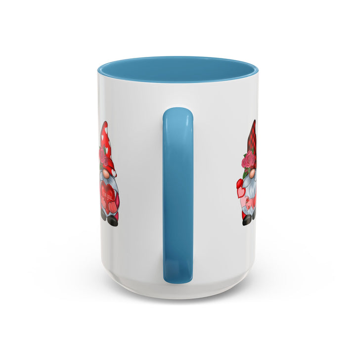 Valentine Gnomes - Accent Coffee Mug (11, 15oz)