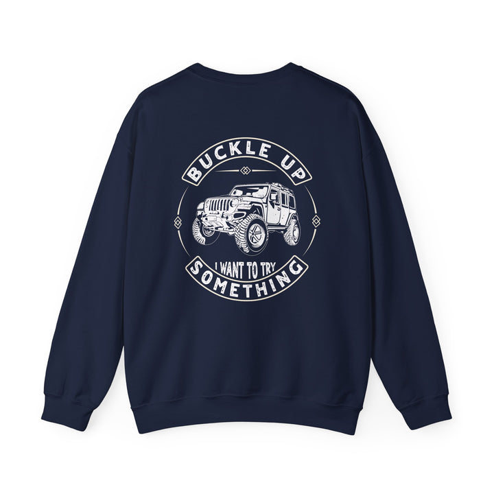 Buckle Up - Unisex Heavy Blend™ Crewneck Sweatshirt