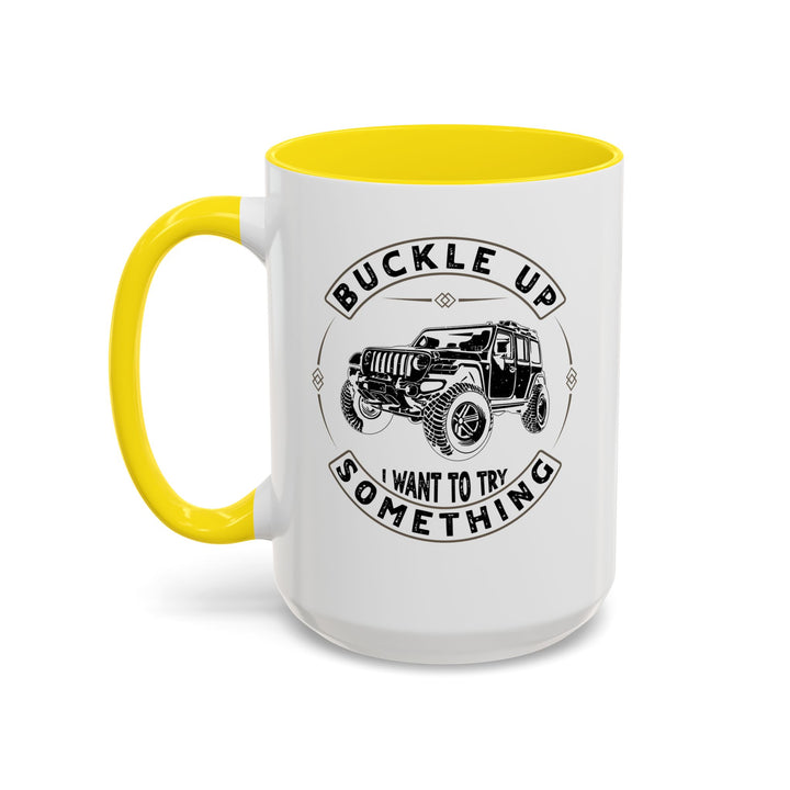 Buckle Up - Accent Coffee Mug (11, 15oz)