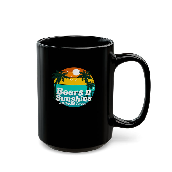 Beers N Sunshine - Black Mug (11oz, 15oz)