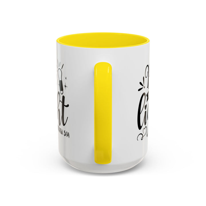 Be The light - Accent Coffee Mug (11, 15oz)