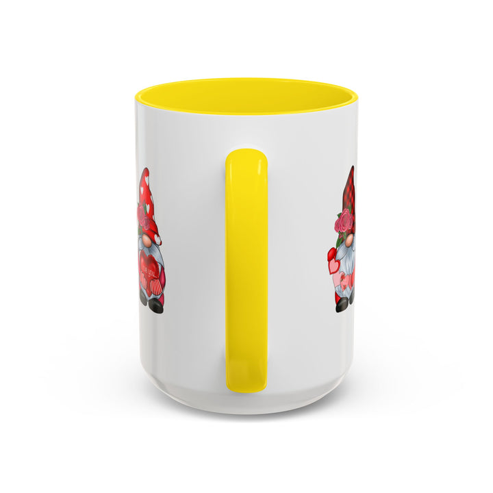 Valentine Gnomes - Accent Coffee Mug (11, 15oz)