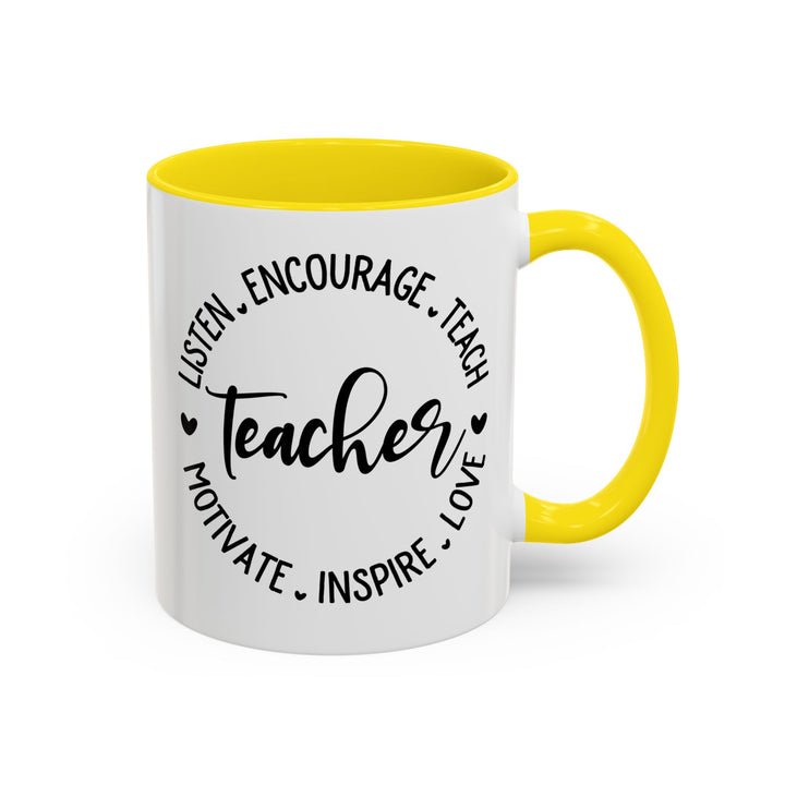 Teacher - Accent Coffee Mug (11, 15oz)