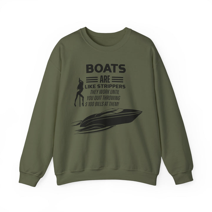 Boats - Unisex Heavy Blend™ Crewneck Sweatshirt