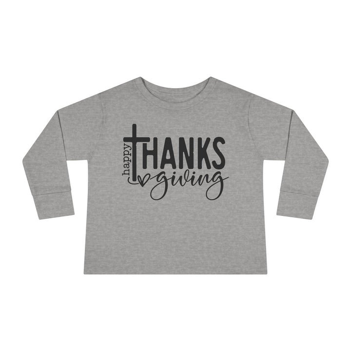 Thanksgiving Cross - Toddler Long Sleeve Tee