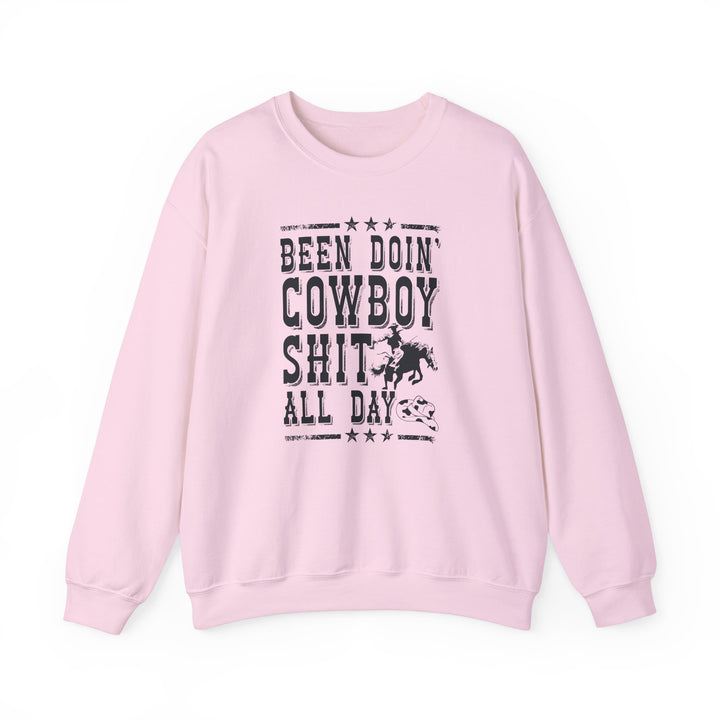 Been Doin' Cowboy Sh*t - Unisex Heavy Blend™ Crewneck Sweatshirt
