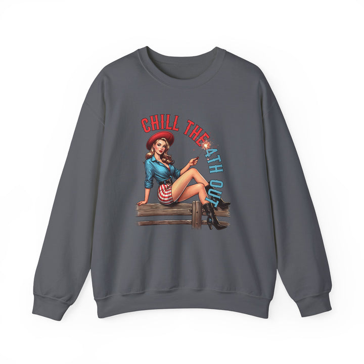 Chill The 4th Out - Unisex Heavy Blend™ Crewneck Sweatshirt