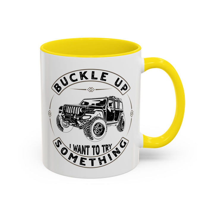 Buckle Up - Accent Coffee Mug (11, 15oz)