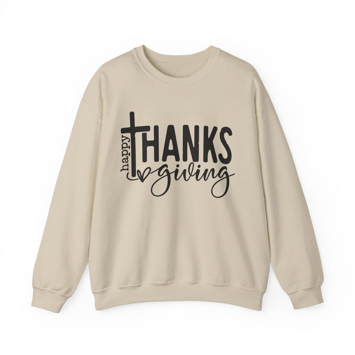 Thanksgiving Cross - Unisex Heavy Blend™ Crewneck Sweatshirt