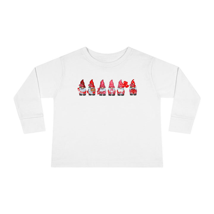Valentines Gnomes - Toddler Long Sleeve Tee