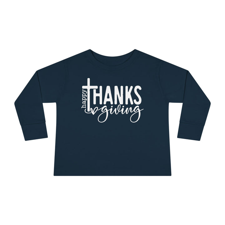 Thanksgiving Cross - Toddler Long Sleeve Tee