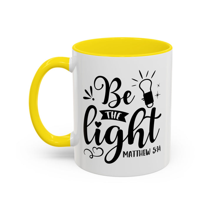 Be The light - Accent Coffee Mug (11, 15oz)