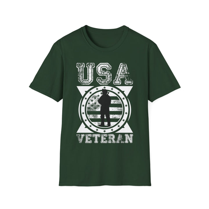 U.S.A. Veteran - Unisex Softstyle T-Shirt