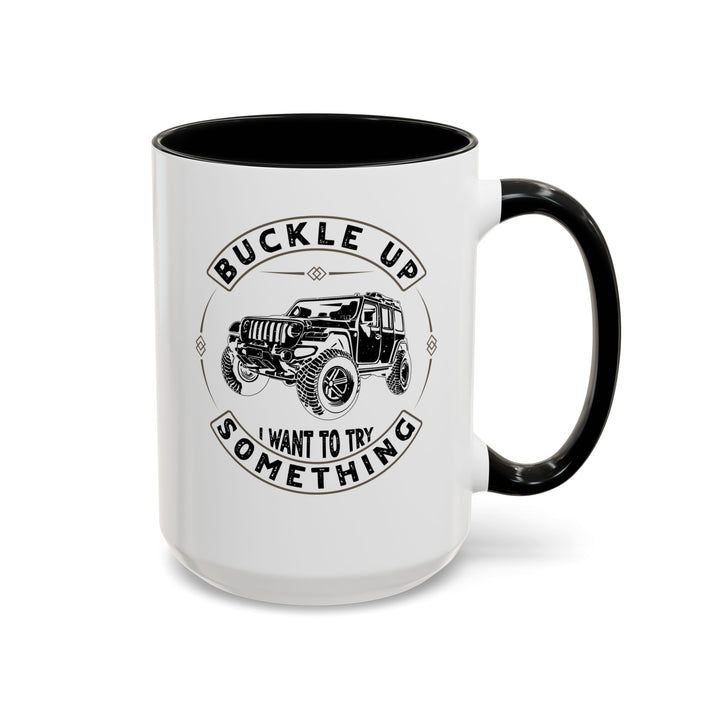 Buckle Up - Accent Coffee Mug (11, 15oz)