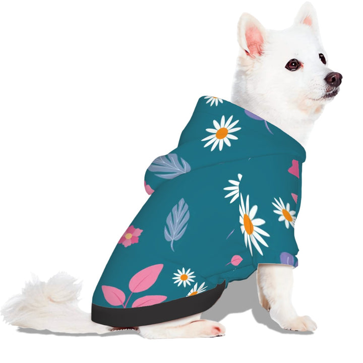 Bright Spring Pattern - Small Dog Hoodie Pet Clothes