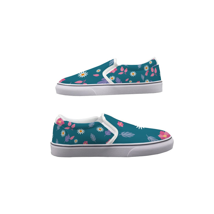 Bright Spring Pattern - Women's Slip On Sneakers