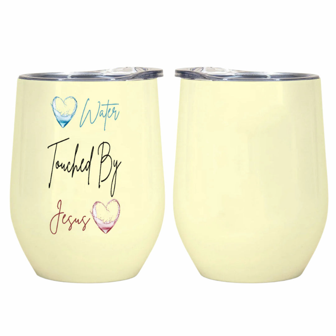 Water Touched By Jesus - All-Over Print Egg Cup Wine Tumbler|12OZ