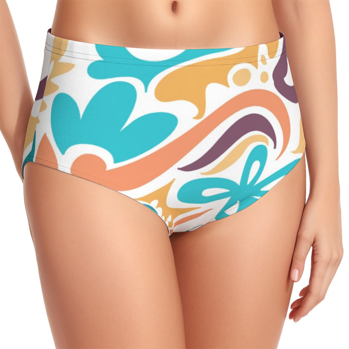 Summer Doodle - All-Over Print Women's Swimsuit Set With Halter