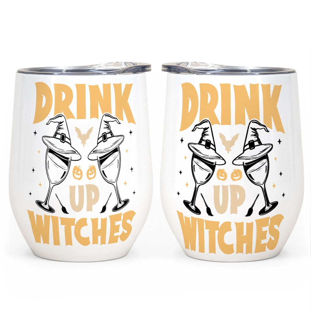 Drink Up Witches - All-Over Print Egg Cup Wine Tumbler|12OZ