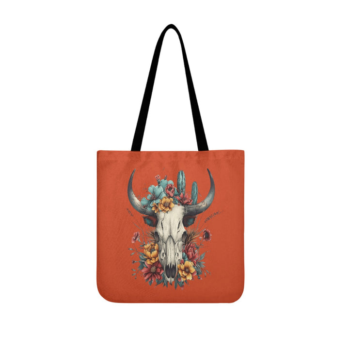 Bright And Flowery skull - Cloth Tote Bags