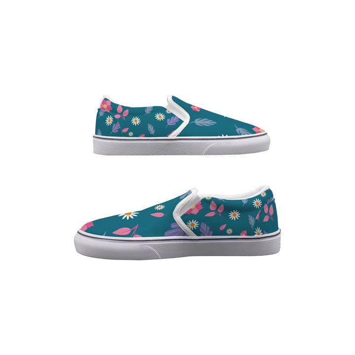 Bright Spring Pattern - Women's Slip On Sneakers