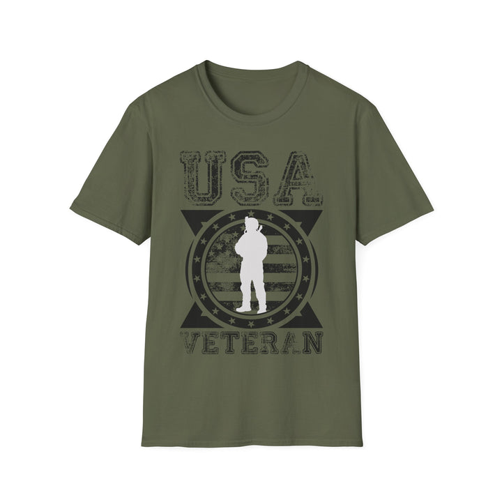 U.S.A. Veteran - Unisex Softstyle T-Shirt