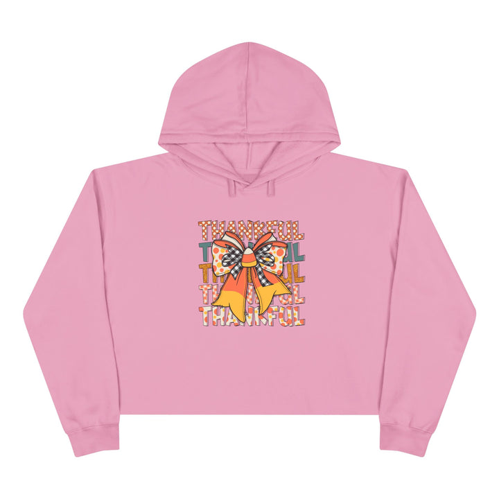 Thankful Bow - Crop Hoodie