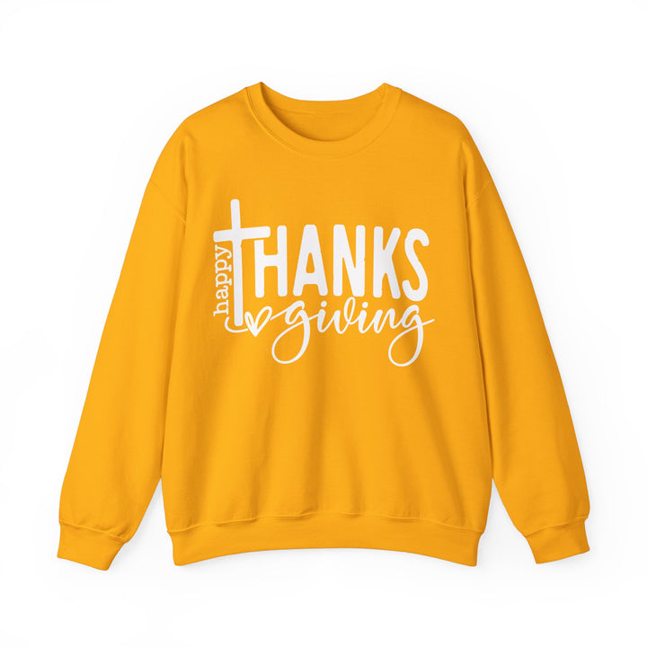 Thanksgiving Cross - Unisex Heavy Blend™ Crewneck Sweatshirt