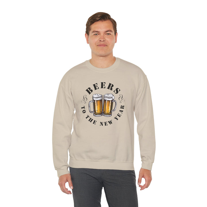 Beers To The New Year - Unisex Heavy Blend™ Crewneck Sweatshirt