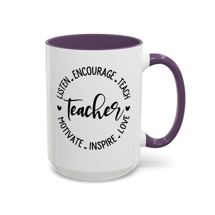 Teacher - Accent Coffee Mug (11, 15oz)